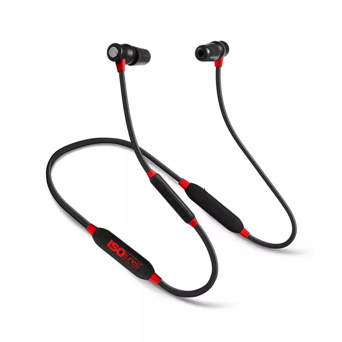 ISOtunes Xtra 2.0  høretelefoner med Bluetooth og støjreducering, Rød/Sort, Rød/Sort, large image number 0
