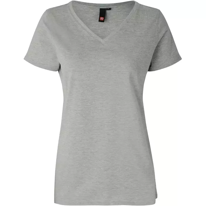 ID dame  T-shirt, Grå Melange, large image number 0