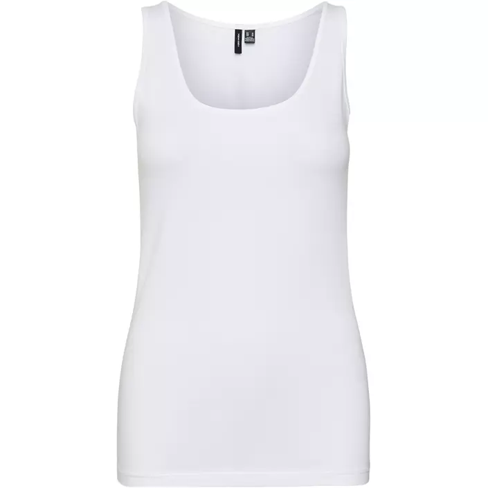 Vero Moda VMLULU lång linne dam, Bright White, large image number 0