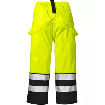 Fristads rain trousers 2625, Hi-vis Yellow/Black