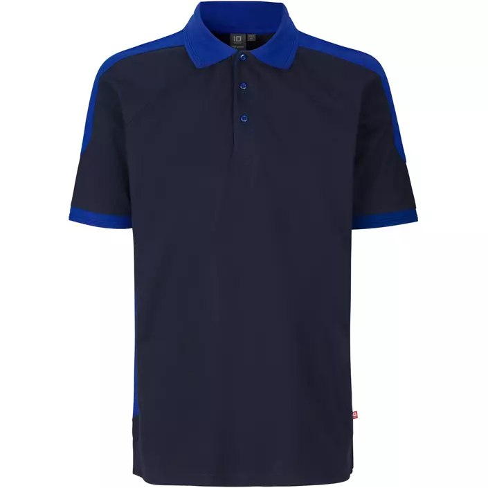 ID Pro Wear kontrast Polo T-shirt, Marine, large image number 0