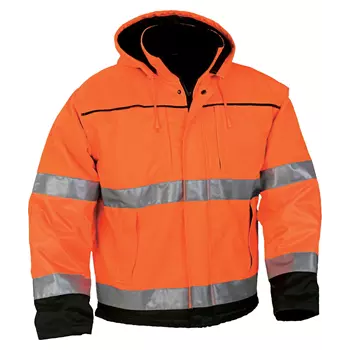 Top Swede winter jacket 5816, Hi-Vis Orange/Navy