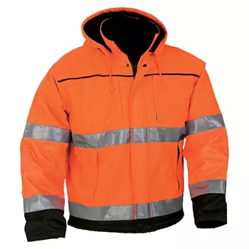 Top Swede winter jacket 5816, Hi-Vis Orange/Navy