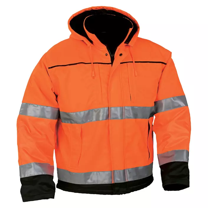 Top Swede winter jacket 5816, Hi-Vis Orange/Navy, large image number 0