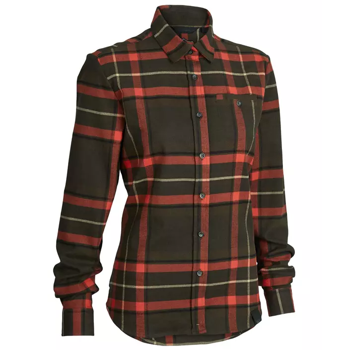 Northern Hunting Alba women's shirt, Brown/Red, large image number 0