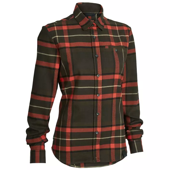 Northern Hunting Alba women's shirt, Brown/Red, large image number 0