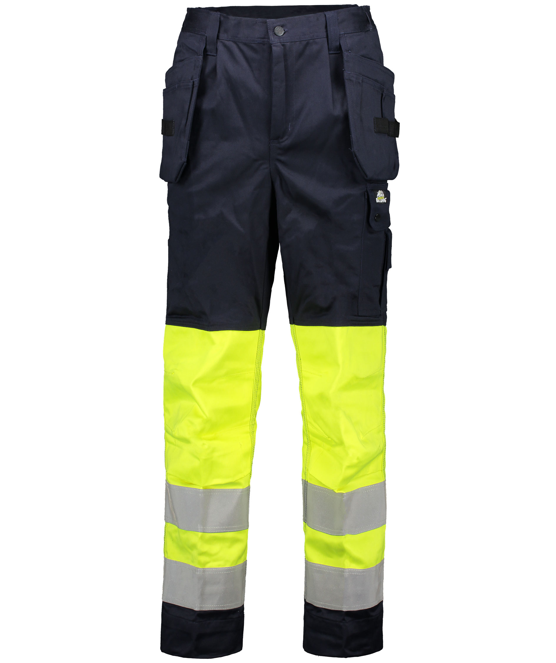 Bulldog Handwerkerhose 5723, Hi-Vis gelb/marine