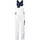 Engel Enterprise Slim Fit overall, Hvid/Marine, Hvid/Marine, swatch