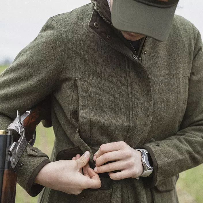 Seeland Hillside Harriet parkas med ull dam, Moss green, large image number 7