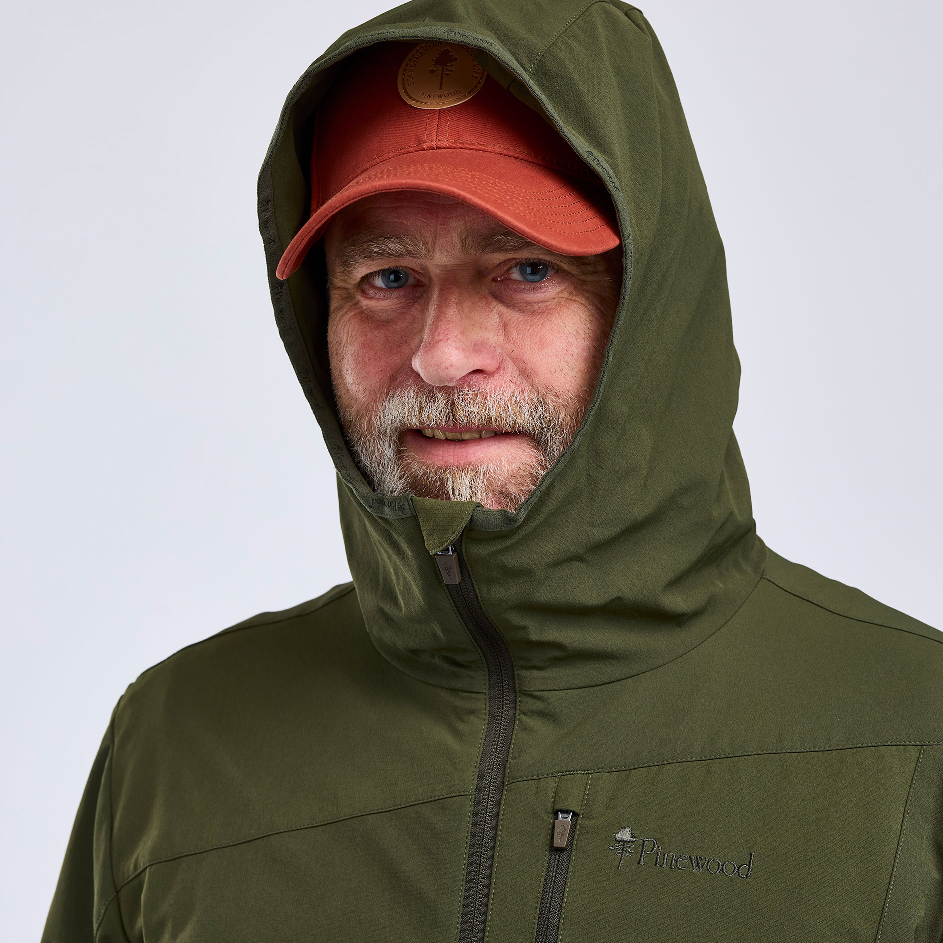 Pinewood Abisko Light jakke, Mossgreen/Mossgreen, large image number 5