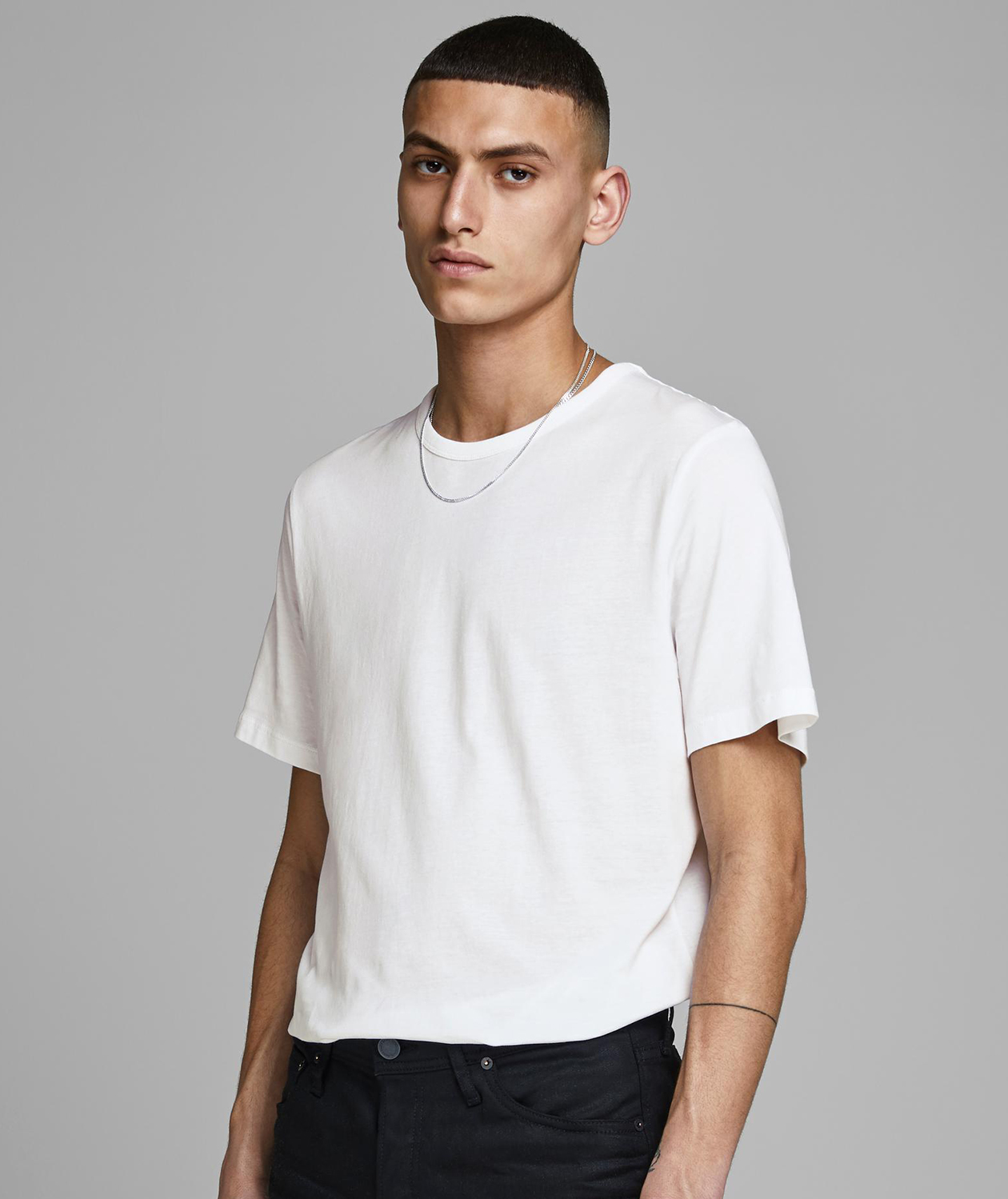 Jack & Jones JABASIC 2-pack short-sleeved underwear shirt, White, large image number 3