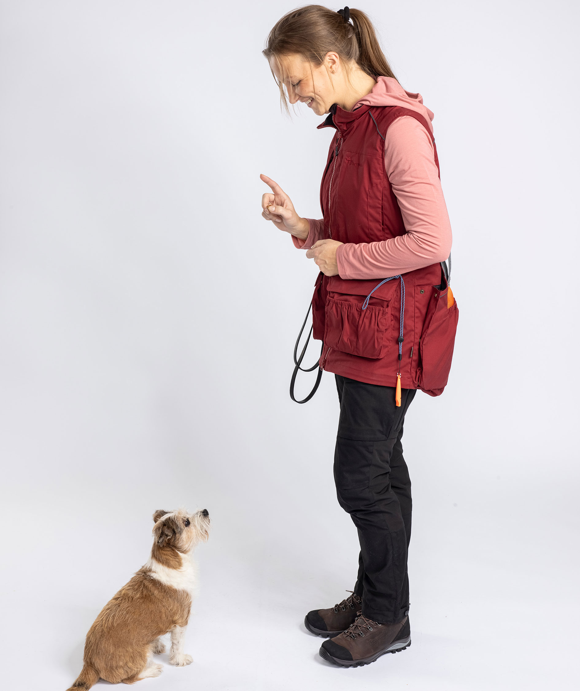 Pinewood Dog Sports Trainer damevest, Dark Tomato/Dark Red, large image number 14