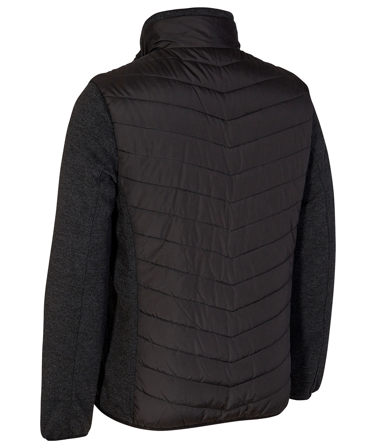 Deerhunter Moor padded jacket with knit, Black, large image number 1