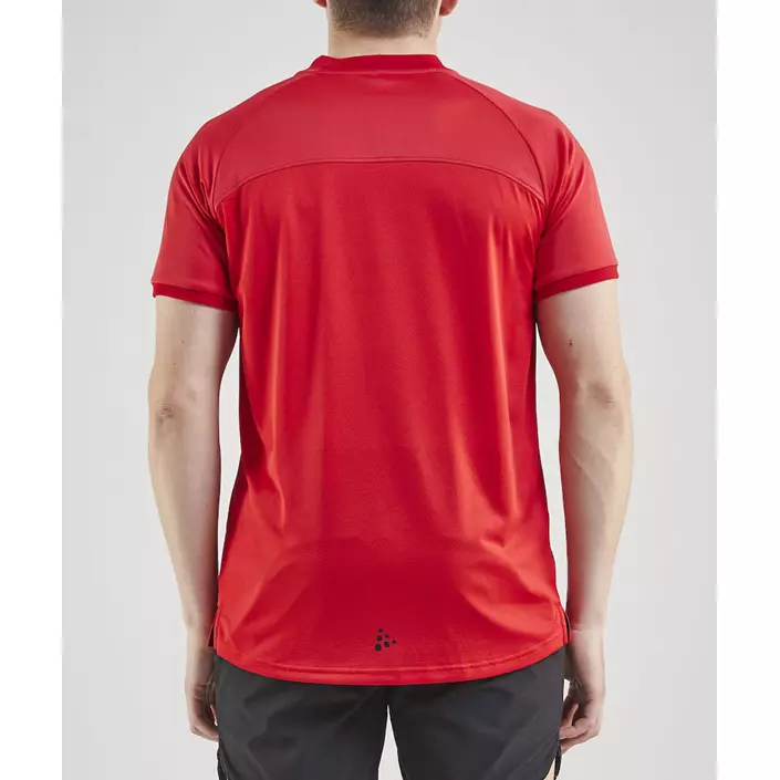 Craft Pro Control Impact polo T-shirt, Bright red, large image number 2