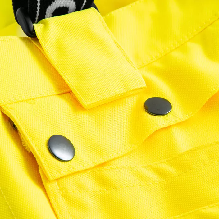 Lyngsøe håndværkerregnbukser, Hi-vis Gul/Sort, large image number 2