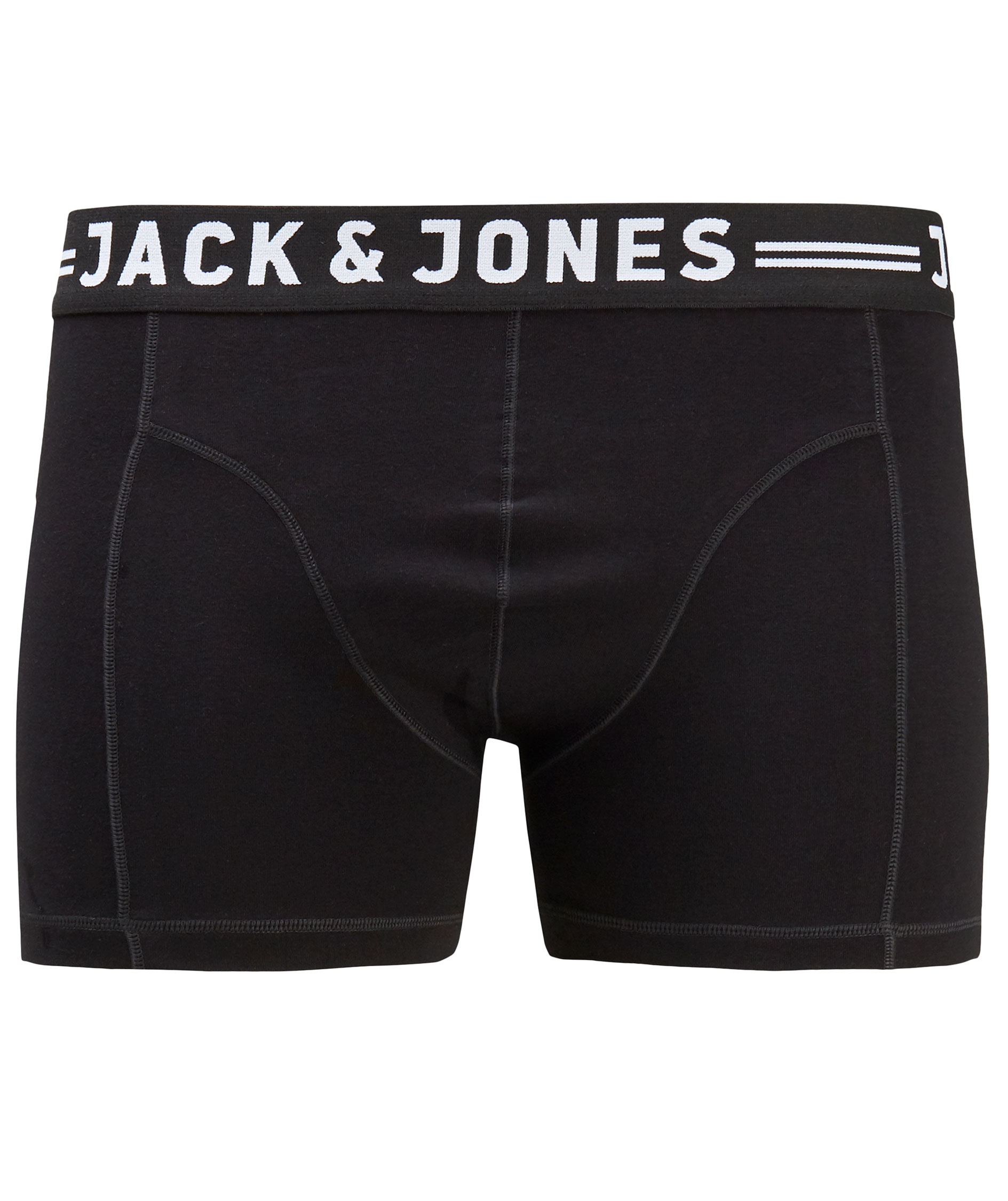 Jack & Jones JACSENSE Plus Size 3-pack kalsonger, Svart