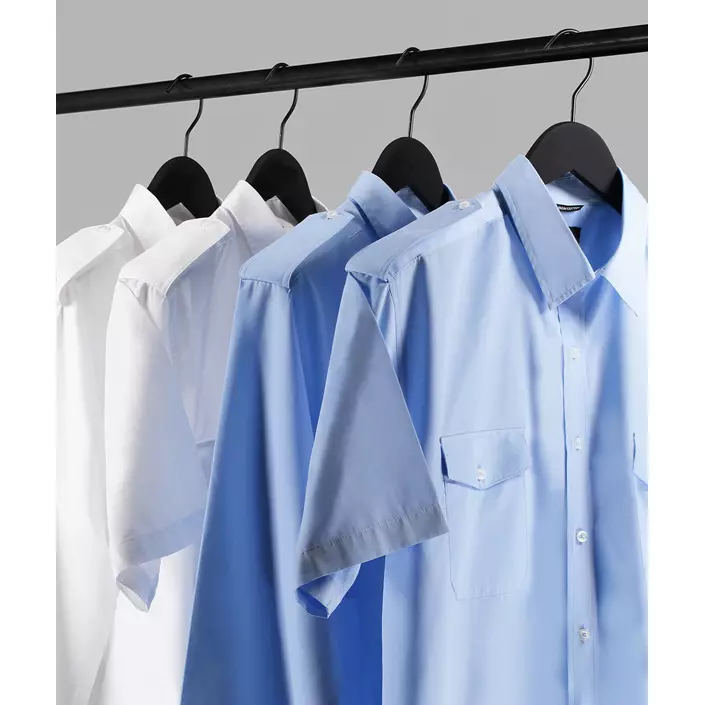 ID kortärmad uniform skjorta, Ljusblå, large image number 3