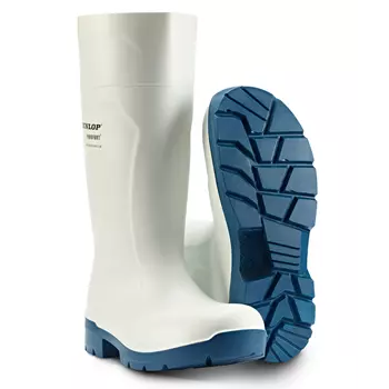 Dunlop Purofort multigrip rubber boots O4, White