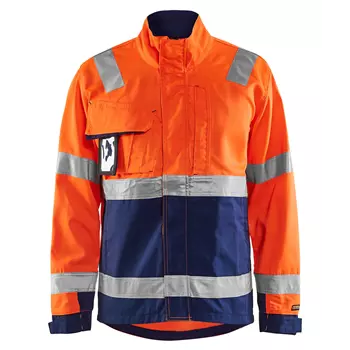Blåkläder work jacket, Orange/Marine
