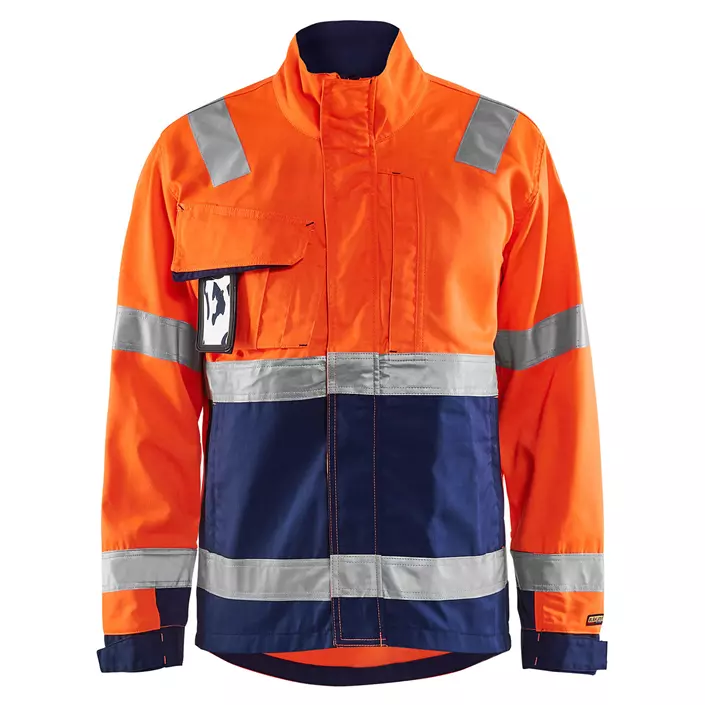 Blåkläder work jacket, Orange/Marine, large image number 0