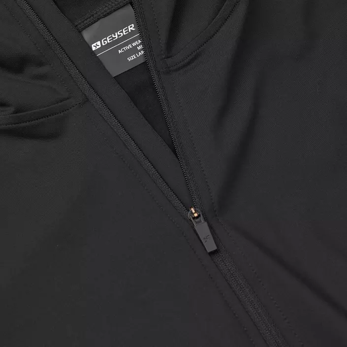 GEYSER half-zip training pullover, Black, large image number 3