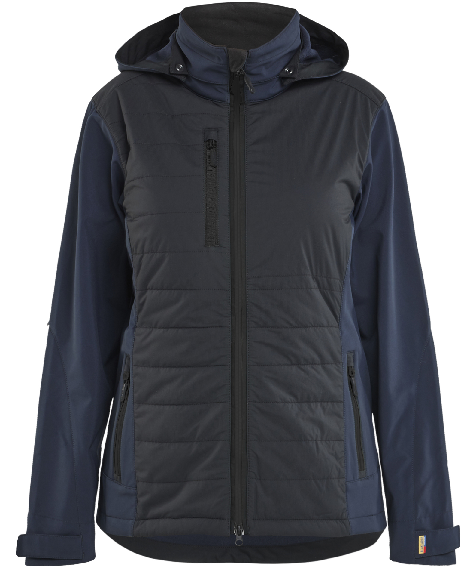 Bl&aring;kl&auml;der dame hybridjakke, M&oslash;rk Marinebl&aring;/Sort, M&oslash;rk Marinebl&aring;/Sort, swatch