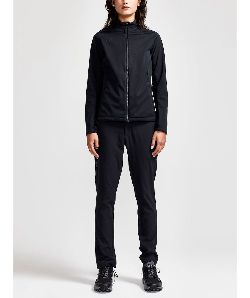 Craft Core Explore softshelljacka dam, Svart, large image number 5