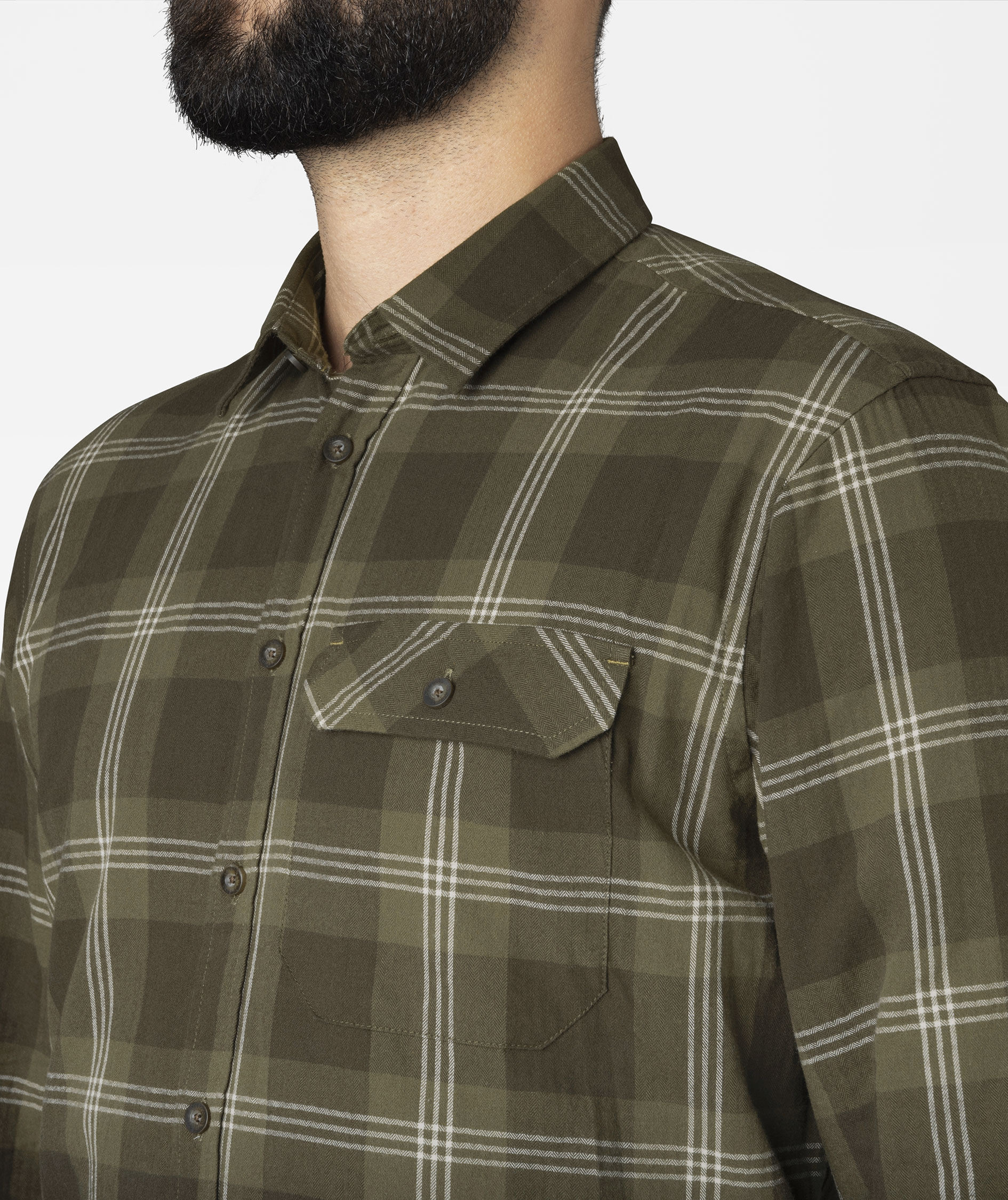 Seeland Highseat lumberjack shirt, Pine green check, large image number 2
