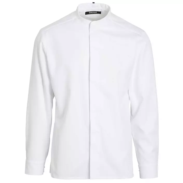 Kentaur modern fit chefs-/service shirt, White, large image number 0