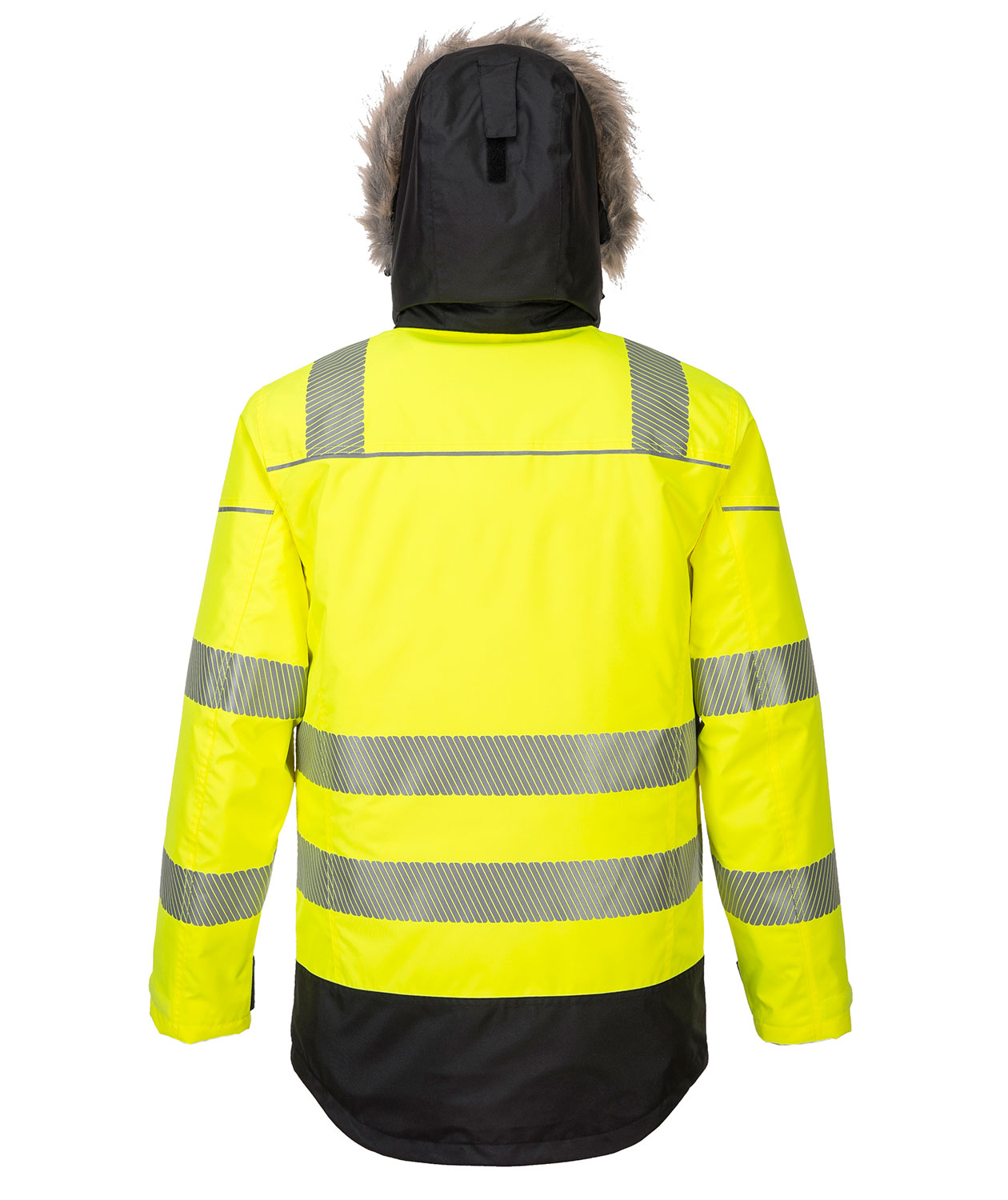 Portwest - PW3 vinterjacka, Varsel Gul/Svart
