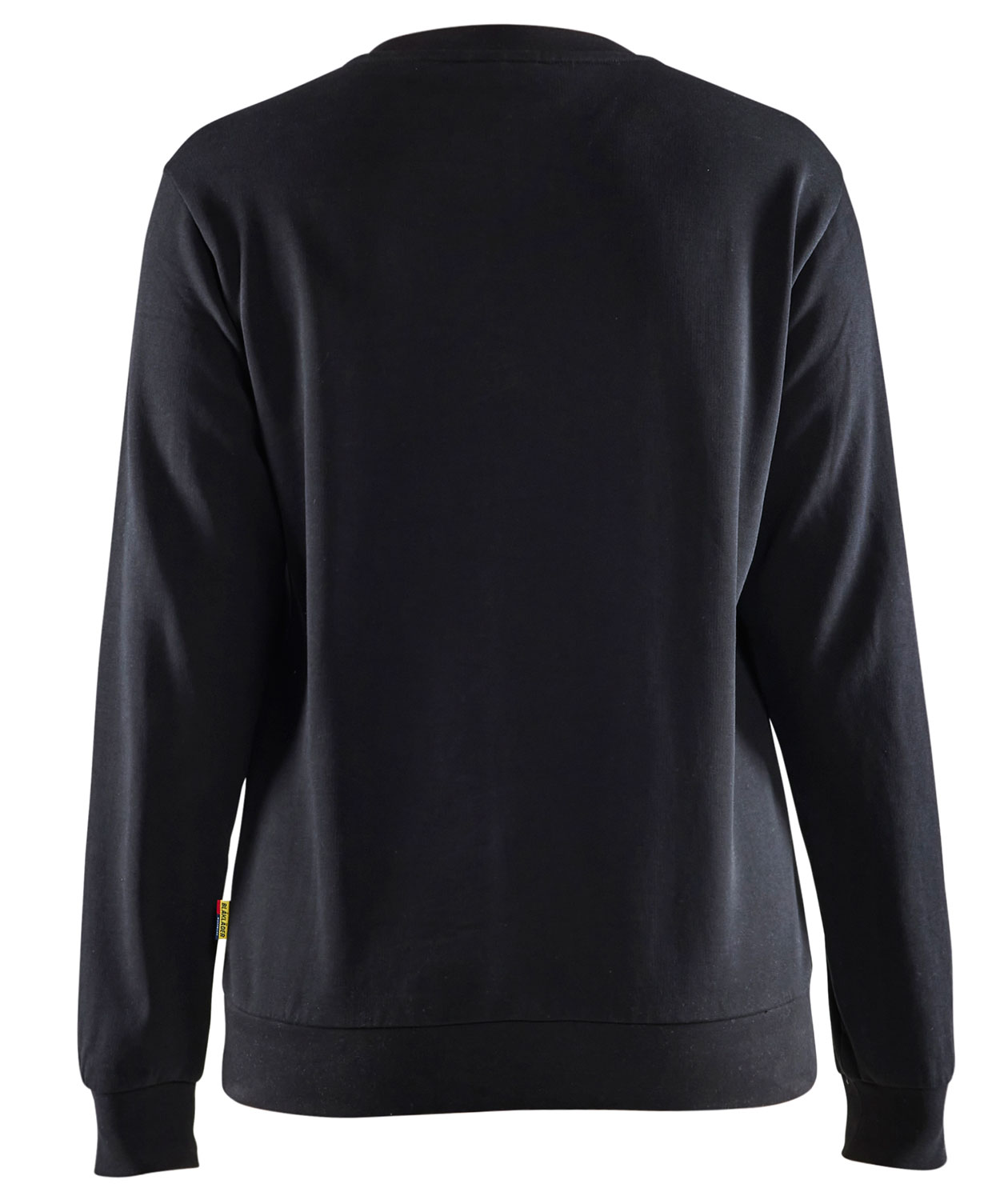 Bl&aring;kl&auml;der sweatshirt dam, Svart/Varselgul, large image number 1