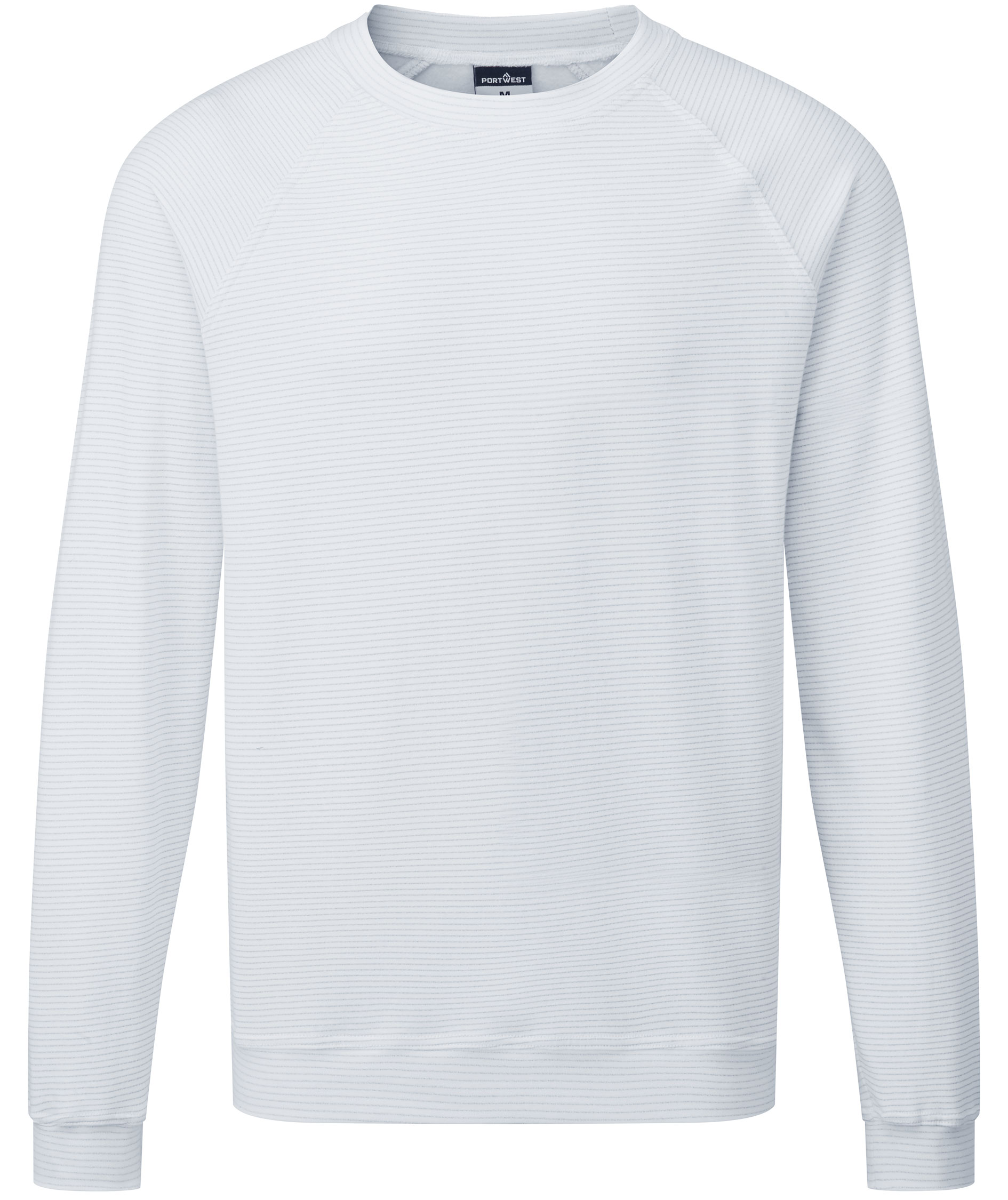 Portwest ESD sweatshirt, Hvid, Hvid, swatch