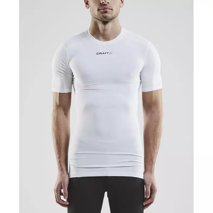 Craft Pro Control Kompressions-T-Shirt, White, large image number 1