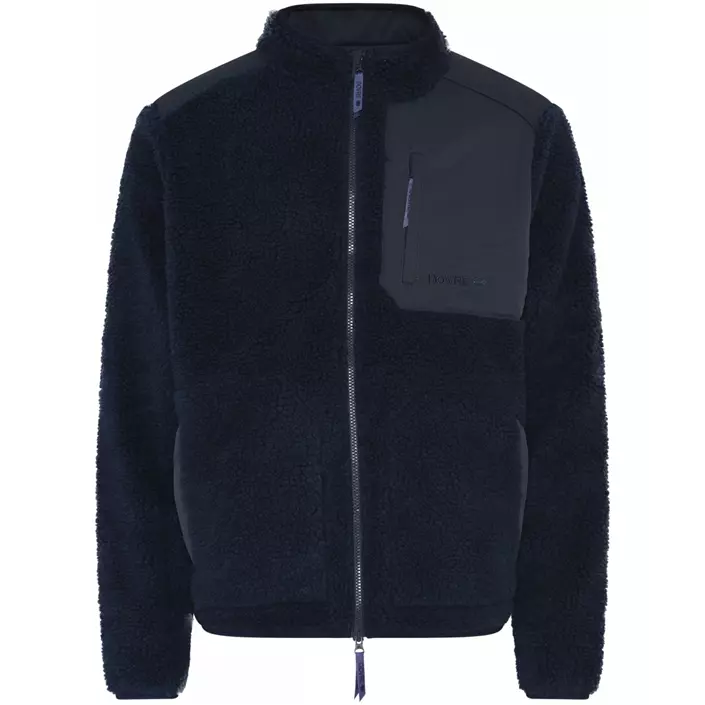 Dovre fibre pile jacket with wool, Navy, large image number 0
