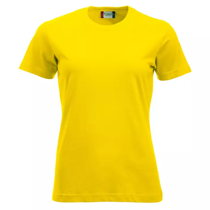 Clique New Classic T-shirt dam, Citron Gul, large image number 0