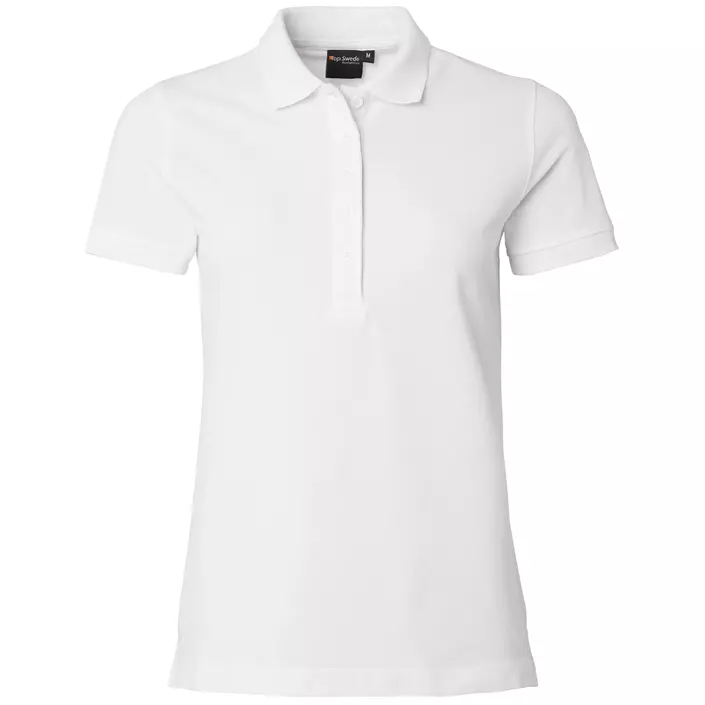 Top Swede Damen polo shirt 188, White, large image number 0