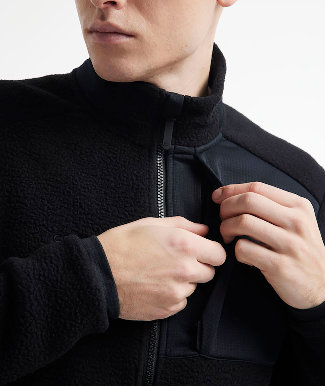 Craft ADV Explore pile fleece jacket, Black, large image number 3