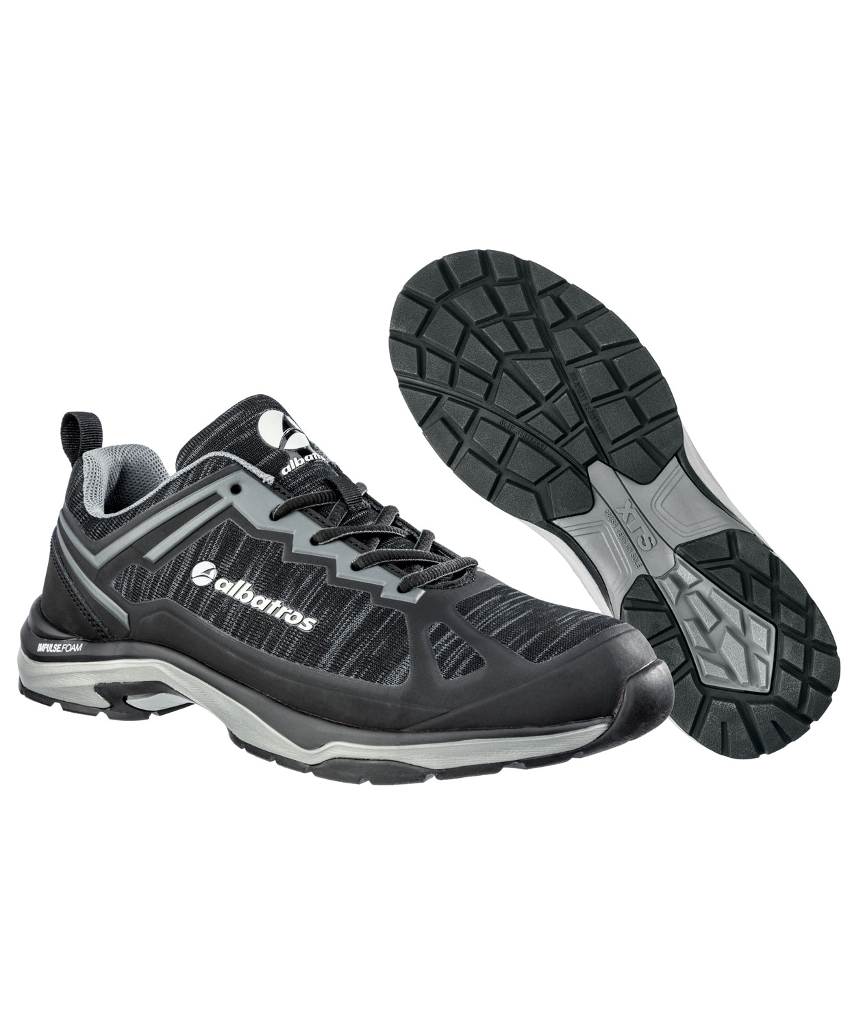 Albatros Skyrunner Black Low arbejdssko O1, Sort, large image number 6