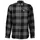 Westborn flannel shirt, Dark Grey/Black, Dark Grey/Black, swatch