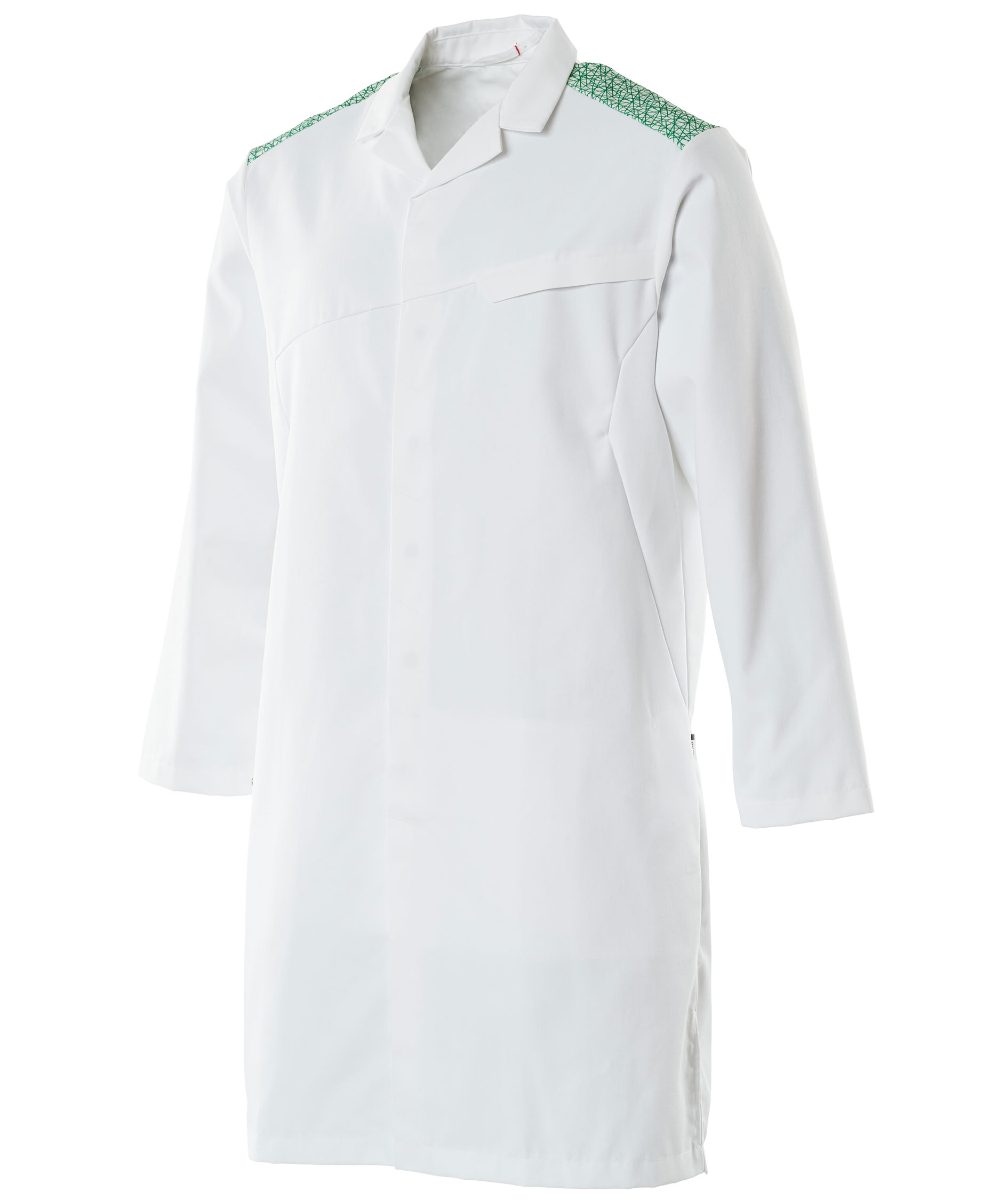 Mascot Food & Care HACCP-approved lab coat, White/Grassgreen, large image number 2