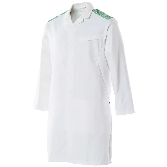 Mascot Food & Care HACCP-approved lab coat, White/Grassgreen, large image number 2