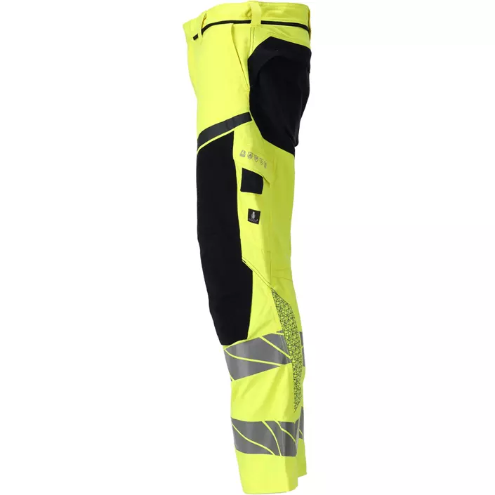 Mascot Accelerate Multisafe arbejdsbukser, Hi-Vis Gul/Mørk Marine, large image number 3