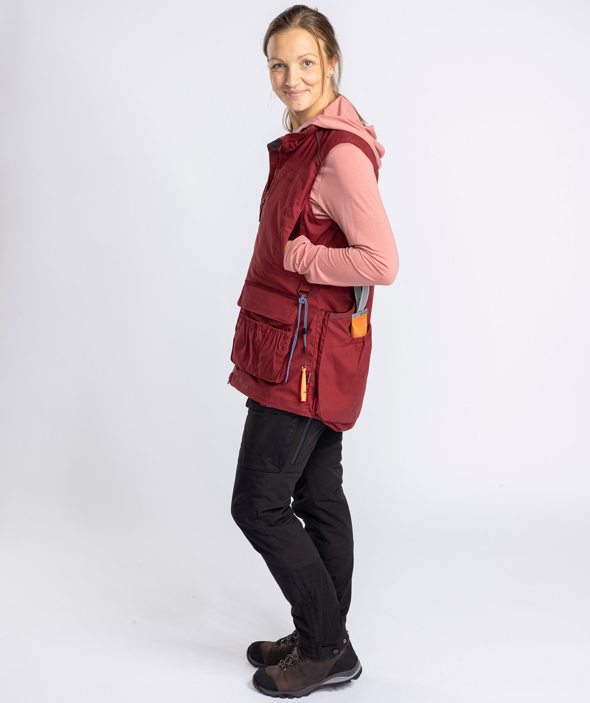 Pinewood Dog Sports Trainer damevest, Dark Tomato/Dark Red, large image number 6