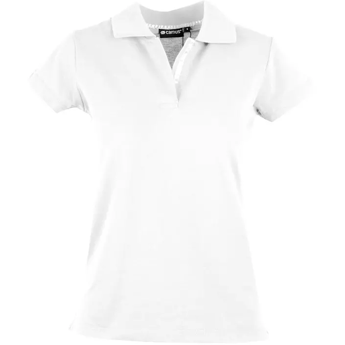 Camus Garda dame polo T-shirt, Hvid, large image number 0