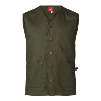 Segers 6013 server waistcoat, Dark Olivegreen