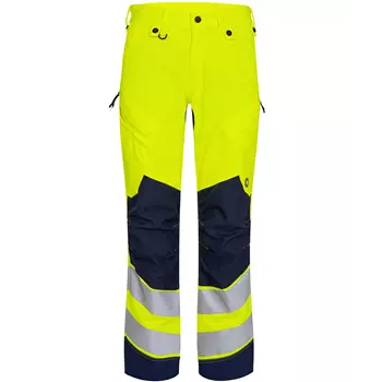 Engel Safety work trousers, Yellow/Blue Ink