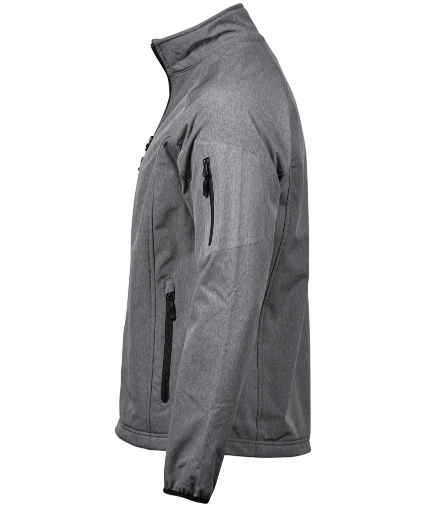 Tee Jays lightweight softshell jacket, Grey Melange, large image number 3