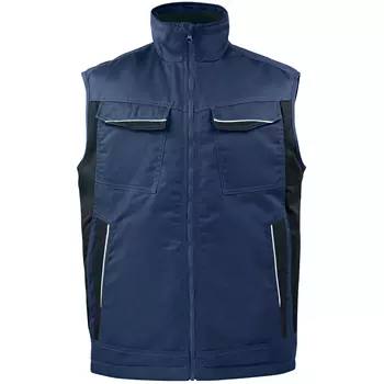 ProJob lined vest, Marine Blue