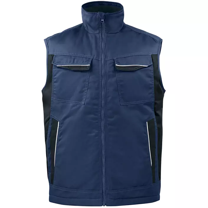 ProJob lined vest, Marine Blue, large image number 0