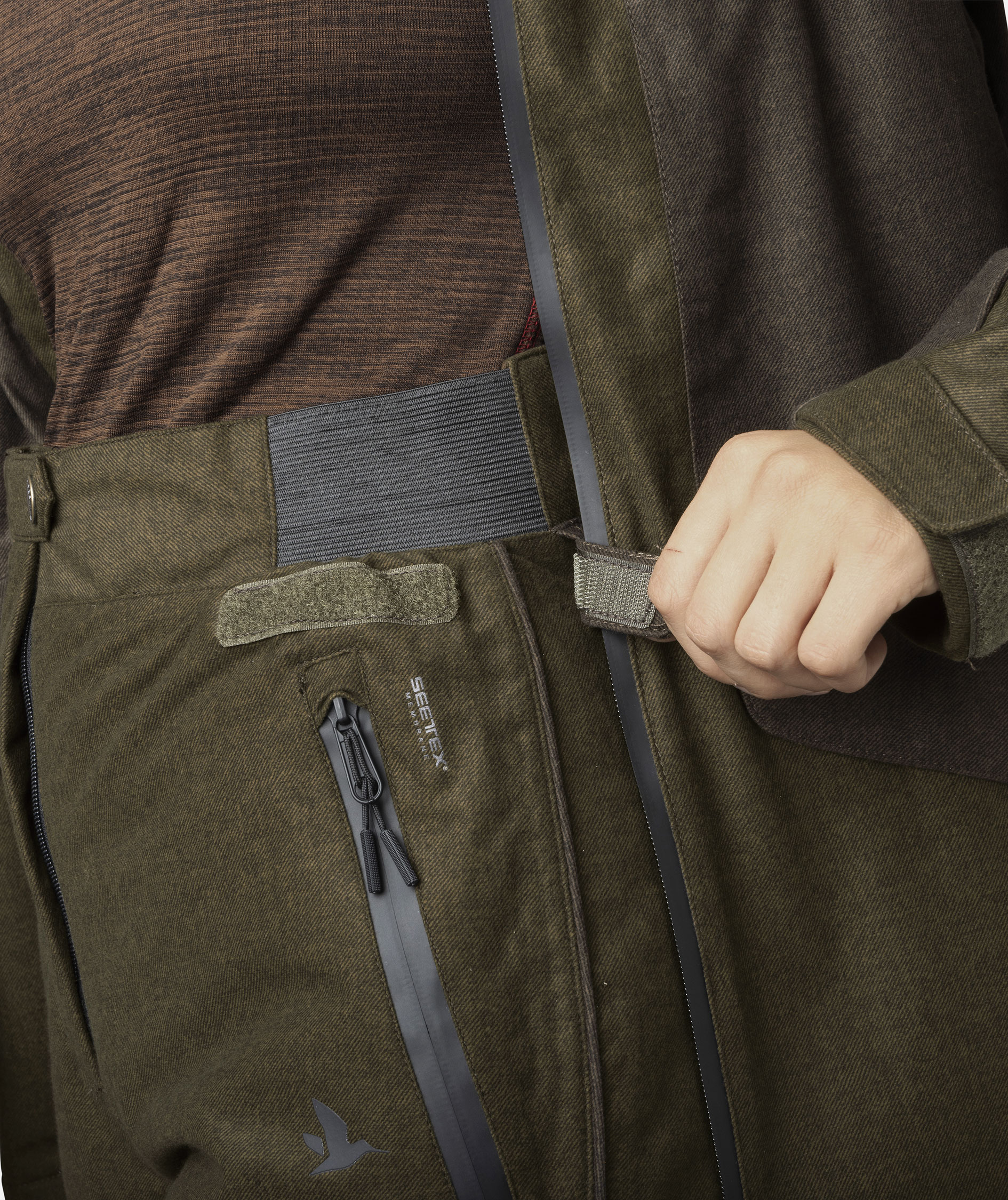 Seeland Avail Aya insulated damebukse, Pine Green/Demitasse Brown, large image number 4